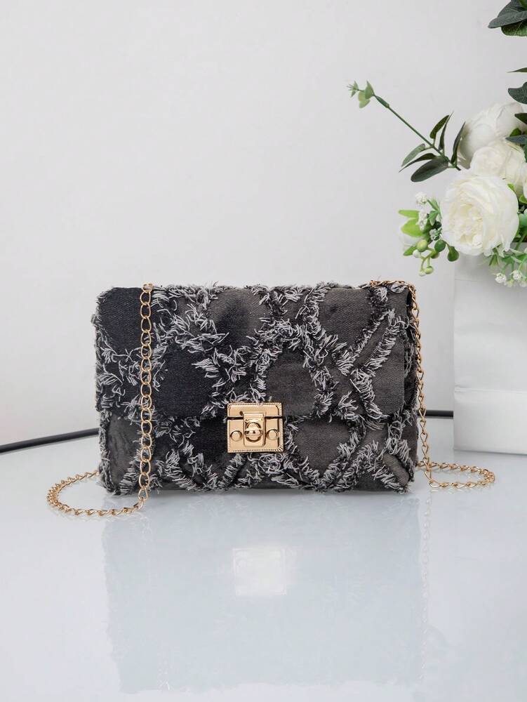 Women's European American Style Square Bag Spring Summer Crossbody Sweet Small Shoulder Bag Western Purse Fashion Daily Use