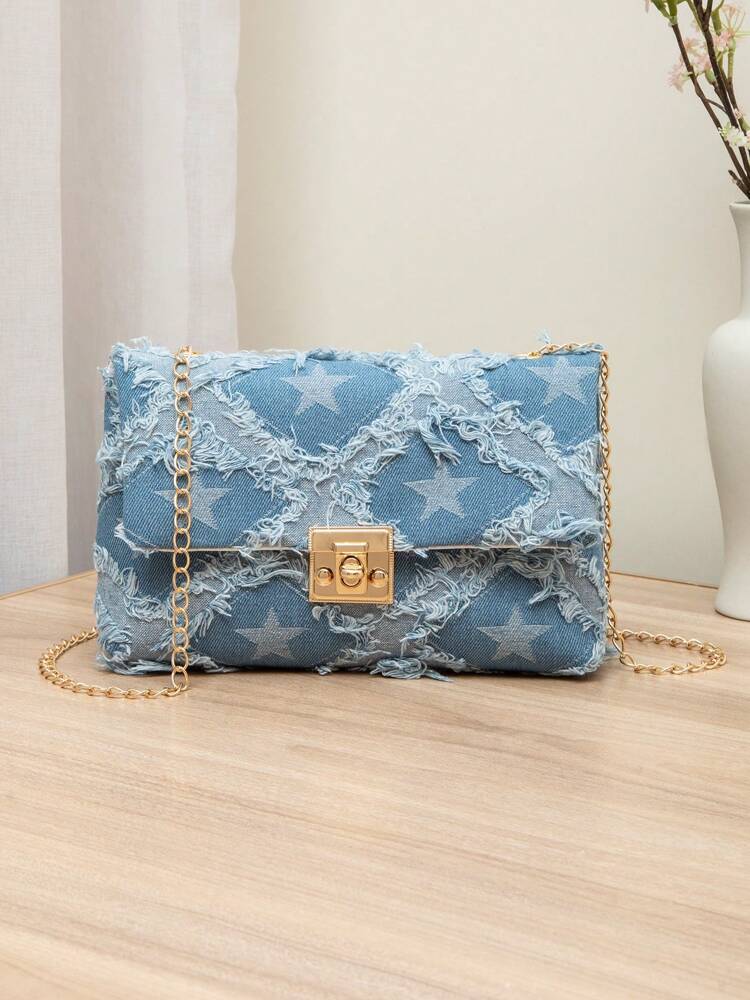 Women's European American Style Square Bag Spring Summer Crossbody Sweet Small Shoulder Bag Western Purse Fashion Daily Use