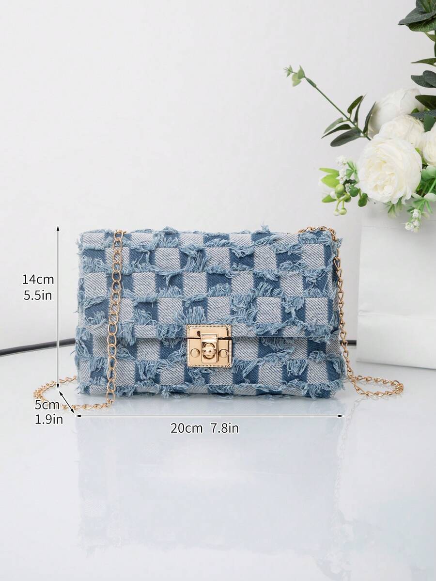 Women's European American Style Square Bag Spring Summer Crossbody Sweet Small Shoulder Bag Western Purse Fashion Daily Use