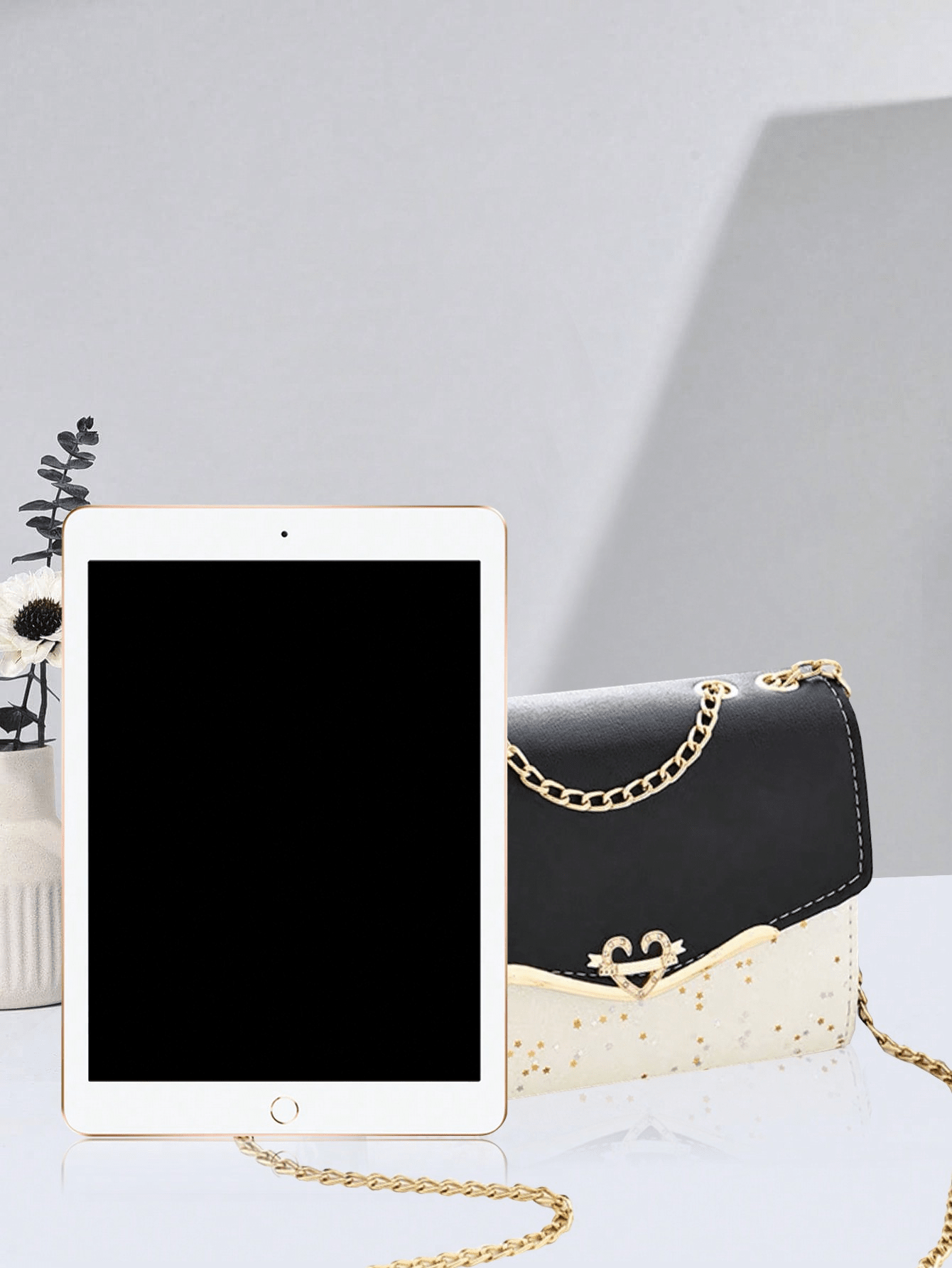 Women's Bow Faux Pearl Decor Square Bag Flap Chain PU Student Mini Crossbody Shoulder Bag Elegant Fashion Gift For Mom Girls