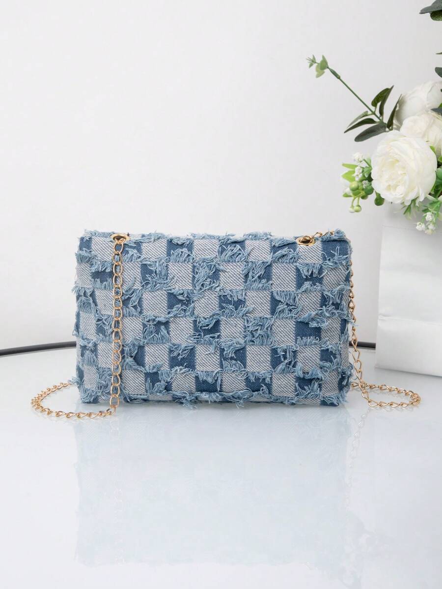 Women's European American Style Square Bag Spring Summer Crossbody Sweet Small Shoulder Bag Western Purse Fashion Daily Use