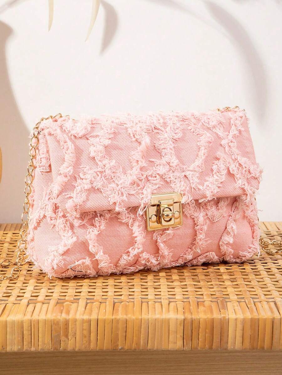 Women's European American Style Square Bag Spring Summer Crossbody Sweet Small Shoulder Bag Western Purse Fashion Daily Use
