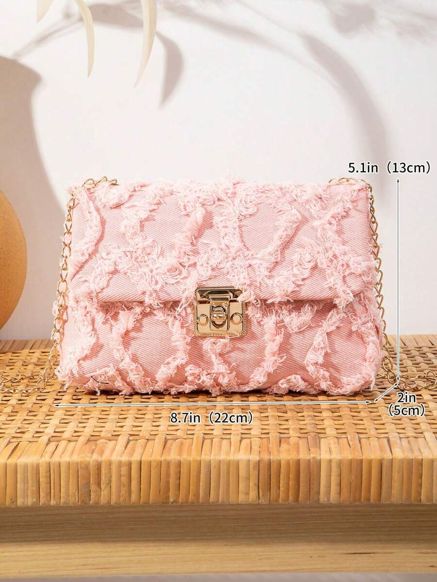 Women's European American Style Square Bag Spring Summer Crossbody Sweet Small Shoulder Bag Western Purse Fashion Daily Use