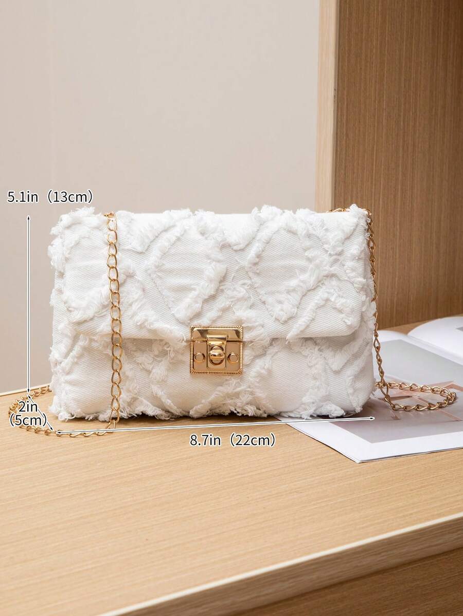 Women's European American Style Square Bag Spring Summer Crossbody Sweet Small Shoulder Bag Western Purse Fashion Daily Use