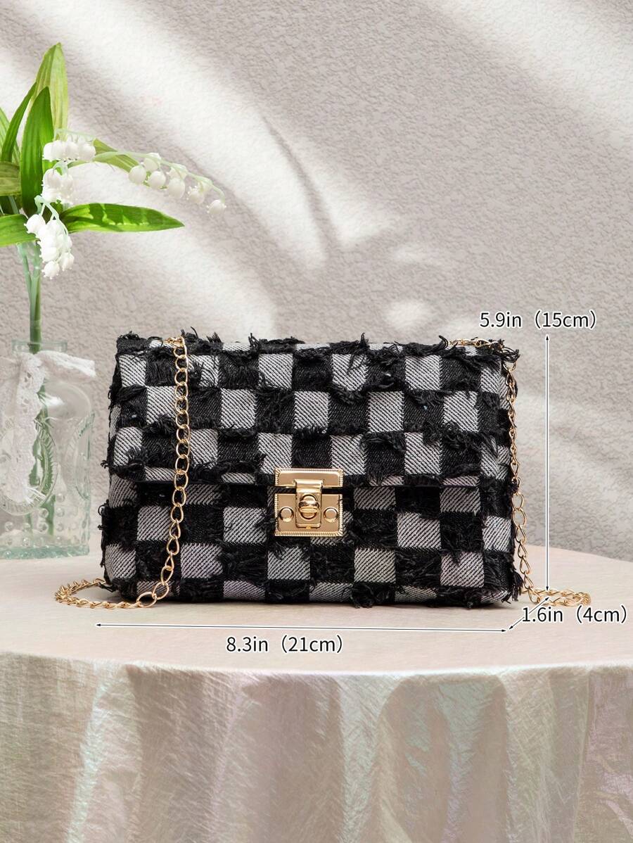 Women's European American Style Square Bag Spring Summer Crossbody Sweet Small Shoulder Bag Western Purse Fashion Daily Use