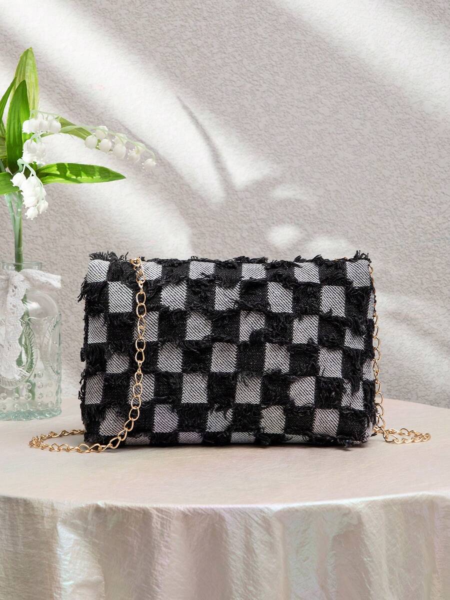 Women's European American Style Square Bag Spring Summer Crossbody Sweet Small Shoulder Bag Western Purse Fashion Daily Use