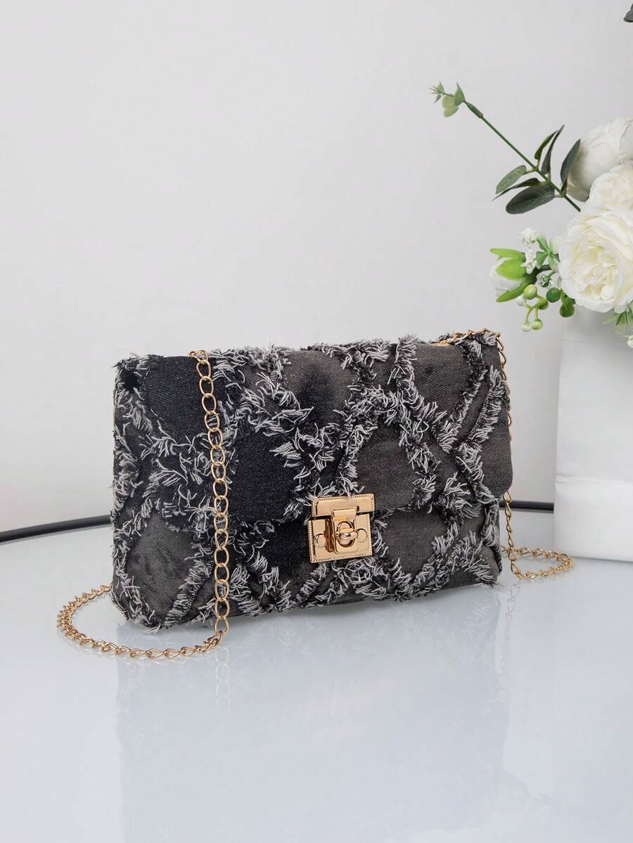 Women's European American Style Square Bag Spring Summer Crossbody Sweet Small Shoulder Bag Western Purse Fashion Daily Use
