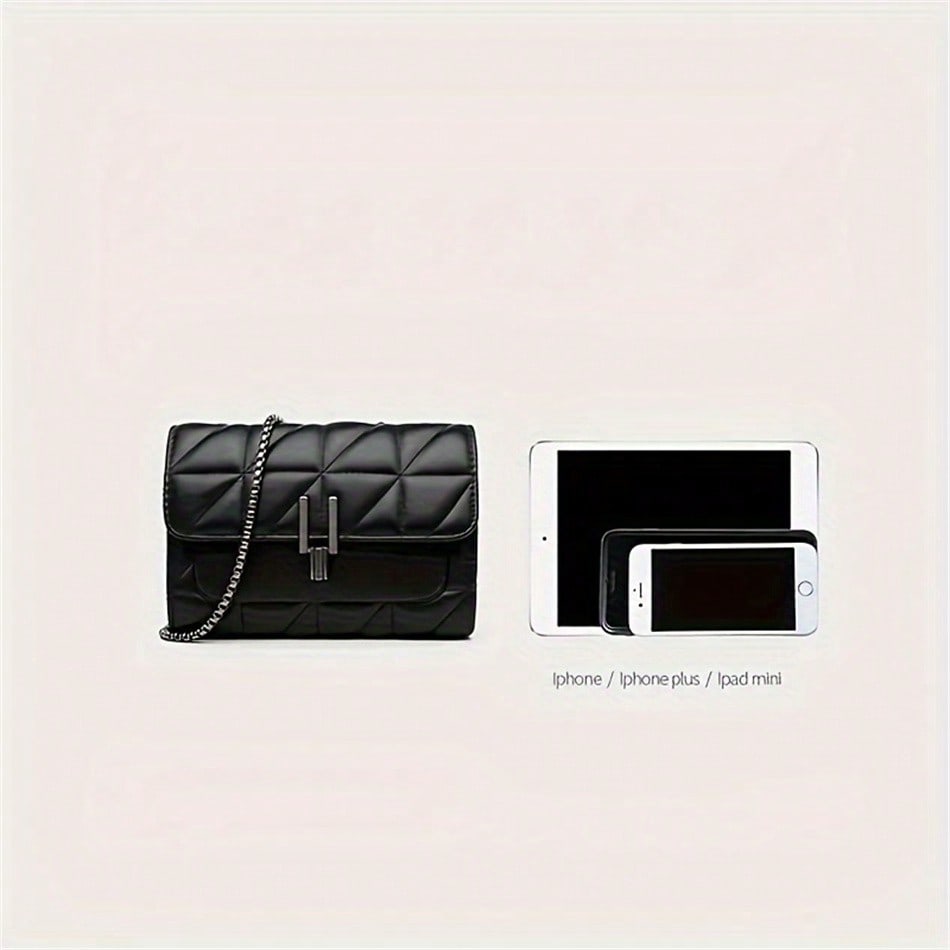Women's Autumn Winter Mini Plaid Crossbody Bag Elegant Flap Shoulder Bag With Wallet Set Fashion Daily Casual Handbag Girls