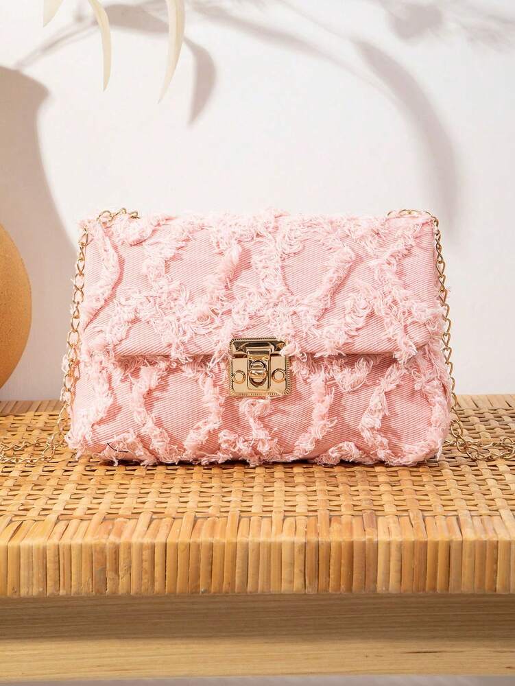 Women's European American Style Square Bag Spring Summer Crossbody Sweet Small Shoulder Bag Western Purse Fashion Daily Use