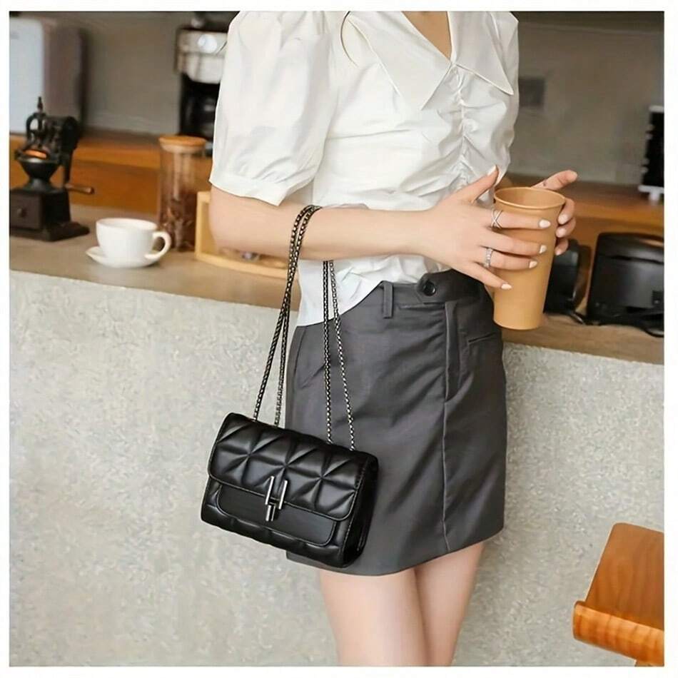 Women's Autumn Winter Mini Plaid Crossbody Bag Elegant Flap Shoulder Bag With Wallet Set Fashion Daily Casual Handbag Girls