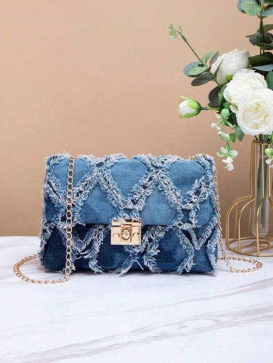 Women's European American Style Square Bag Spring Summer Crossbody Sweet Small Shoulder Bag Western Purse Fashion Daily Use